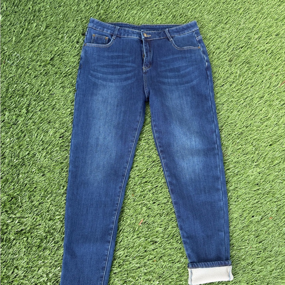 Fleece Lined Women's Jeans
